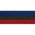 BOLD LOOK HALF/HALF BELTS WITH STRIPE-BLU/RED/BLK-1